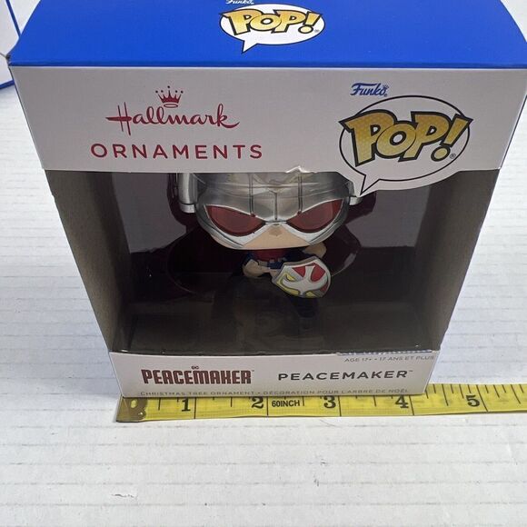 Funko POP Hallmark Christmas Tree Ornament DC Peacemaker 2023 NEW - Picture 6 of 6